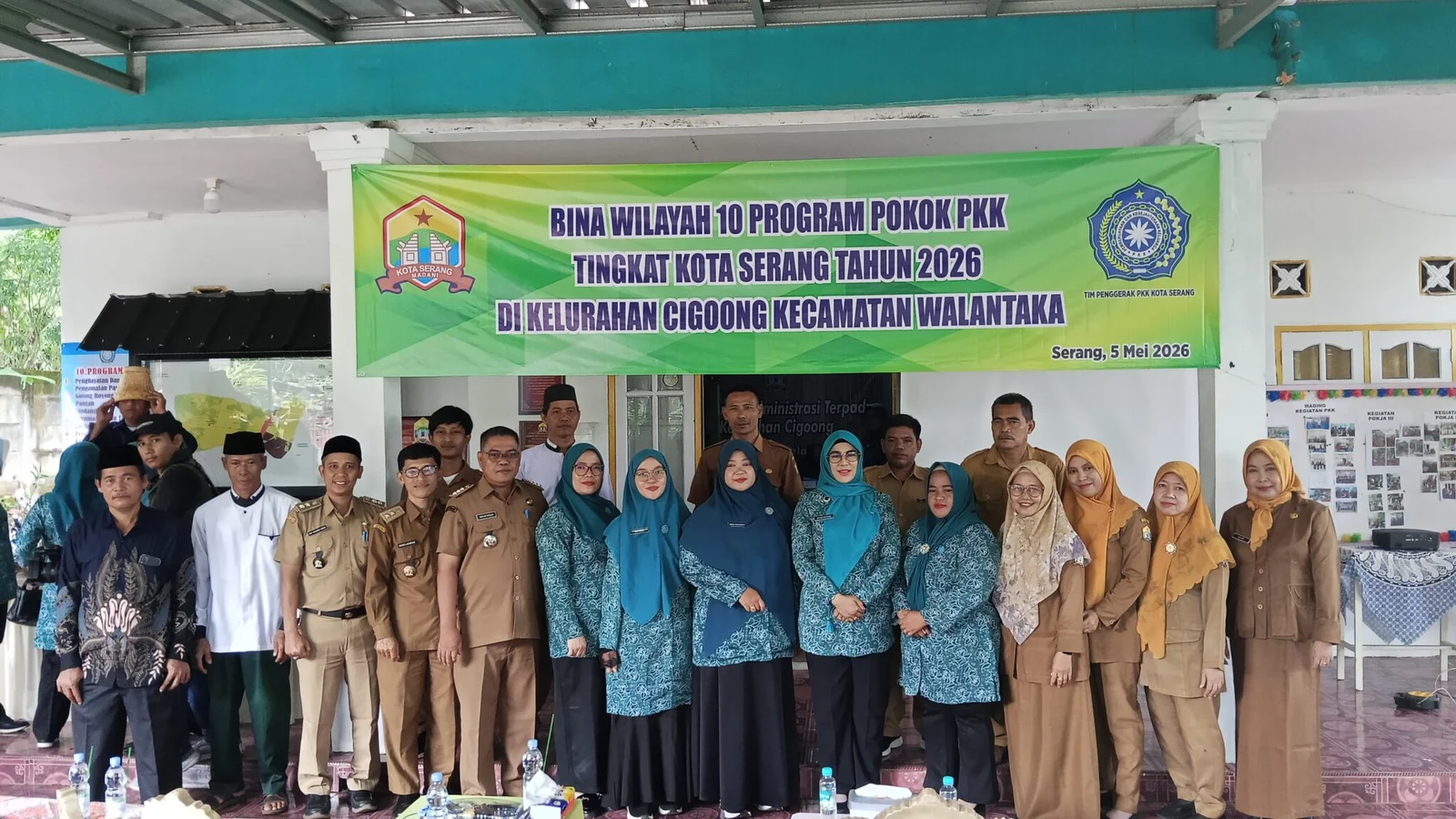 Tim Binwil PKK kota serang Laksanakan Verifikasi dan Penilaian serta Monitoring di Kelurahan Cigoong